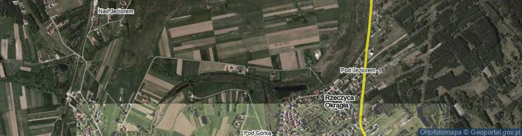 Zdjęcie satelitarne Rzeczyca Okrągła ul.